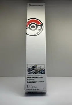 Pokemon Center TCG: Great Wave Pikachu & Friends Playmat New & Sealed - Image 2