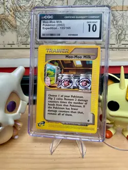 Pokemon Expedition Moo-Moo Milk 🐄 TOMOKAZU KOMIYA 🐄 155/165 Regular CGC 10 - Image 1