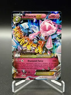 Pokemon TCG M Diancie EX XY44 Black Star Promo Moderately Played - Image 1