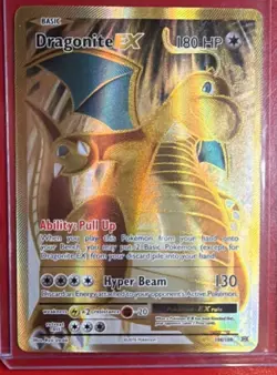 POKEMON DRAGONITE EX 106/108 XY FULL ART HOLO ULTRA RARE BASIC HP 180 HYPER BEAM - Image 1