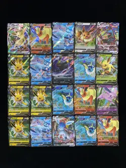2025 Pokemon TCG S-Chinese Vaporeon Glaceon Leafeon Umbreon RR Holo Lot*20 YY21 - Image 1