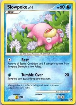Pokemon Slowpoke #82/106 Great Encounters - Image 1
