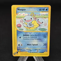 Pokemon TCG Aquapolis WOOPER Regular, Common - 117/147 MP - Image 1