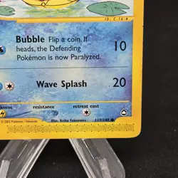 Pokemon TCG Aquapolis WOOPER Regular, Common - 117/147 MP - Image 3