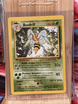 Pokemon Beedrill #17 SPANISH Rare Base Set - Image 1