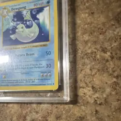 1999 Pokemon TCG Dewgong Base Set Shadowless 1st Edition AGS 8 25/102 Regular - Image 4