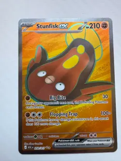 Stunfisk ex (#252/217) - Holofoil Ascended Heroes NM Pokemon - Image 1