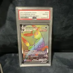 Pokemon Umbreon VMAX Secret Rare Full Art Holo PSA 10 Evolving Skies 214/203 - Image 3