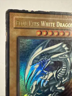 Yugioh! 2002 Blue Eyes White Dragon SDK-001 1st Edition Ultra Rare - Image 2