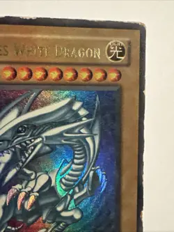 Yugioh! 2002 Blue Eyes White Dragon SDK-001 1st Edition Ultra Rare - Image 3