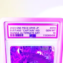 PSA 10 OP05-074 Eustass Captain Kid Manga JAP One Piece - Image 4