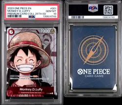 PSA 10 - Monkey.D.Luffy P-001 - One Piece Premium Collection 25th Anniversary - Image 1