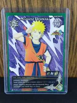 Naruto Tcg CCG Promo Goku Naruto Uzumaki Card English Near Mint Authentic Rare - Image 1