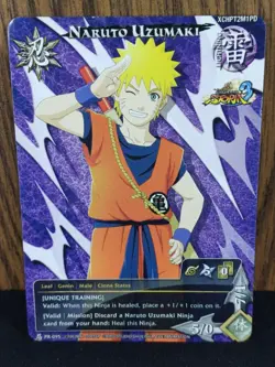 Naruto Tcg CCG Promo Goku Naruto Uzumaki Card English Near Mint Authentic Rare - Image 2