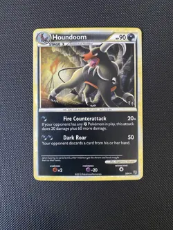 Houndoom 5/90 Holo Rare Raw Pokemon Undaunted Card Lp - Image 1