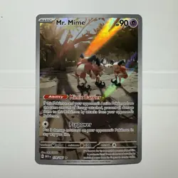 Mr. Mime - 179/165 - Pokemon 151 Illustration Rare Card NM - Image 1