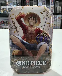 One Piece Card Game Tin Pack Set Vol. 2 Luffy Brand New / Sealed - Image 1