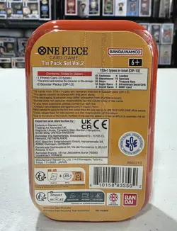 One Piece Card Game Tin Pack Set Vol. 2 Luffy Brand New / Sealed - Image 2