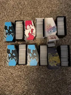Bulk Pokemon Cards In 6 Random Etb Cases Lot Of 6 And Bulk From 151 Bundle - Image 1