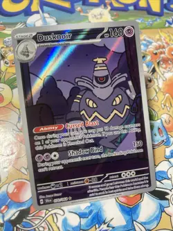 Pokemon TCG Dusknoir 070/064 Shrouded Fable Illustration Rare Holo - Image 2