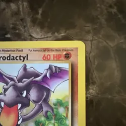 Pokemon TCG Aerodactyl Fossil 16/62 Unlimited Rare 60 HP Stage 1 Regular English - Image 4