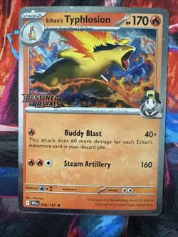 Lot of 3 Pokemon Destined Rivals Prerelease Stamped Cards Mimikyu, Tyranitat & G - Image 5