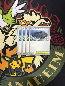 4x Gravity Mountain - 177/191 - SV08: Surging Sparks (SSP) Pokemon Playset x4 - Image 1