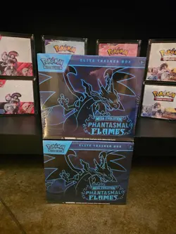 Pokemon TCG Phantasmal Flames ETB New / Factory Sealed Lot of 2 - Image 1