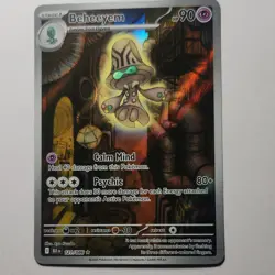 Pokemon Beheeyem 121/086 Sv: Black Bolt Illustration Rare Holo Stage 1 90 HP - Image 1