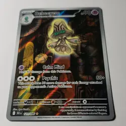 Pokemon Beheeyem 121/086 Sv: Black Bolt Illustration Rare Holo Stage 1 90 HP - Image 2