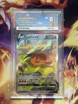 Pokemon TCG Charizard v SWSH260 Black Star Promo Holo ACE 8 NM-MT - Image 1