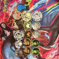 Nintendo Pokemon TCG Flip Coins Lot Lucario Groudon Solgaleo Lunala Raichu 15 - Image 1