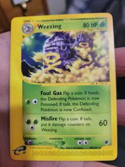 Weezing 70/165 Near Mint 2002 Pokemon Expedition Rare Non-holo - Image 1