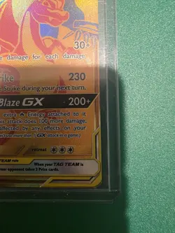 Pokemon TCG Reshiram & Charizard GX SM247 Near Mint Condition - Image 2