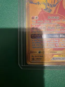 Pokemon TCG Reshiram & Charizard GX SM247 Near Mint Condition - Image 5