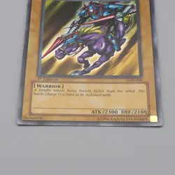 YuGiOh Gaia The Fierce Knight LOB-006 1st Edition Ultra NM-EX Asian English n394 - Image 4