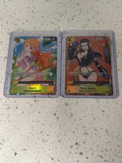 One Piece Starter Deck 29 Egghead Nico Robin ST29-009 & Nami ST29-008 - Image 1