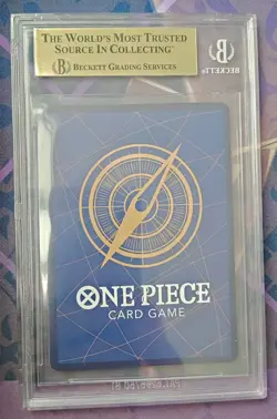 BGS 10 2025 One Piece Chinese Card Game 3rd Anniversary promo Nami OP08-106 - Image 2