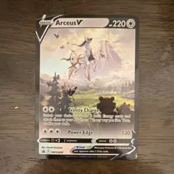 Pokemon TCG Arceus V SWSH204 Promo Holo Basic Card SWSH Sword & Shield - Image 1