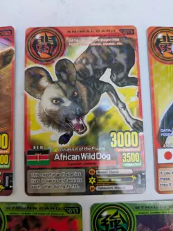 Animal Kaiser 5x Active Arcade Cards Mint Condition Free Postage And Sleeve Inc - Image 4