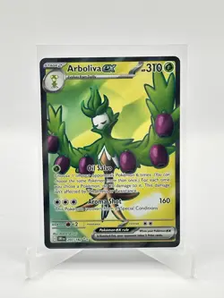 Pokemon TCG Arboliva EX 207/182 Full Art Holo Card, 2025 Destined Rivals Series - Image 1