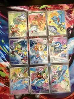 Pokemon Mega Evolution Promos Series 1 Complete 9 Card Set - Image 1