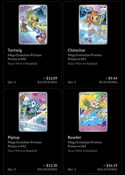 Pokemon Mega Evolution Promos Series 1 Complete 9 Card Set - Image 4