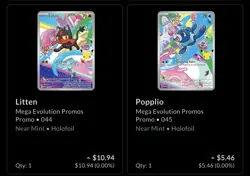 Pokemon Mega Evolution Promos Series 1 Complete 9 Card Set - Image 5