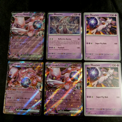 Pokemon TCG Mewtwo 6 Card Lot Holo Team Rocket ex Destined Rivals Stellar Crown - Image 2