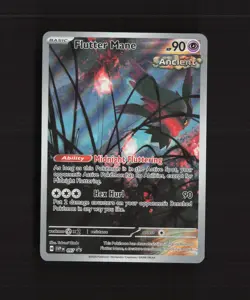 Flutter Mane SVP097 Scarlet & Violet Full Art Black Star Promo Pokemon Card NM - Image 1