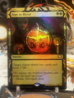 MTG | Sign in Blood [Strixhaven: School of Mages Mystical Archive] ✨FOIL✨ - Image 1