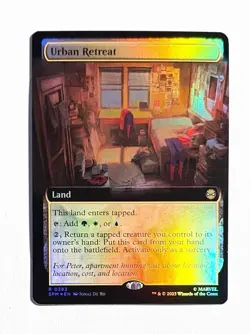 Urban Retreat ~ Magic MTG Spider-Man ~ Extended Art Foil #0283 - Image 1