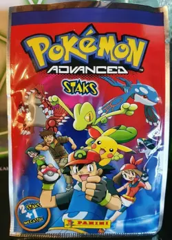 Pokemon Advanced Staks Booster Sealed 3 Staks Sandwich Envelope - Image 1
