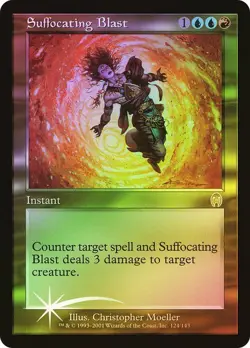 Suffocating Blast Foil Apocalypse NM MTG - Image 1